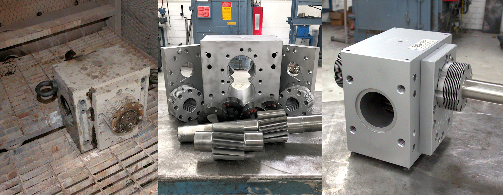 Polymer Extrusion Gear Pump Rebuild and Repair