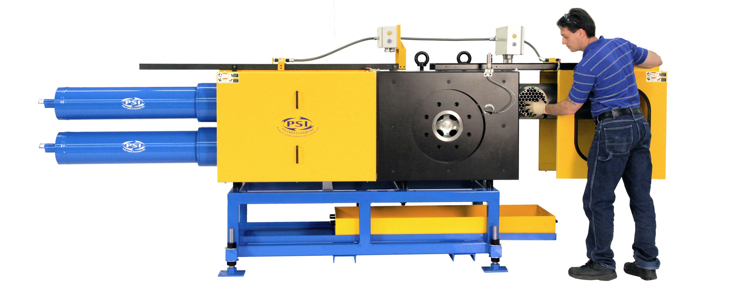 Continuous Back Flush Polymer Extrusion Screen Changer (CSC-BF) Melt Filter