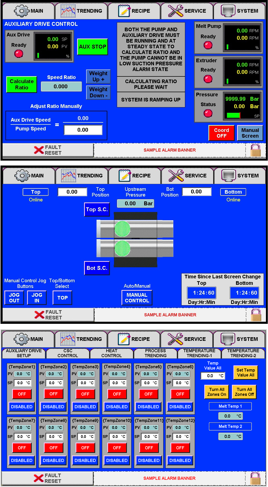 Polymer Extrusion System Controls