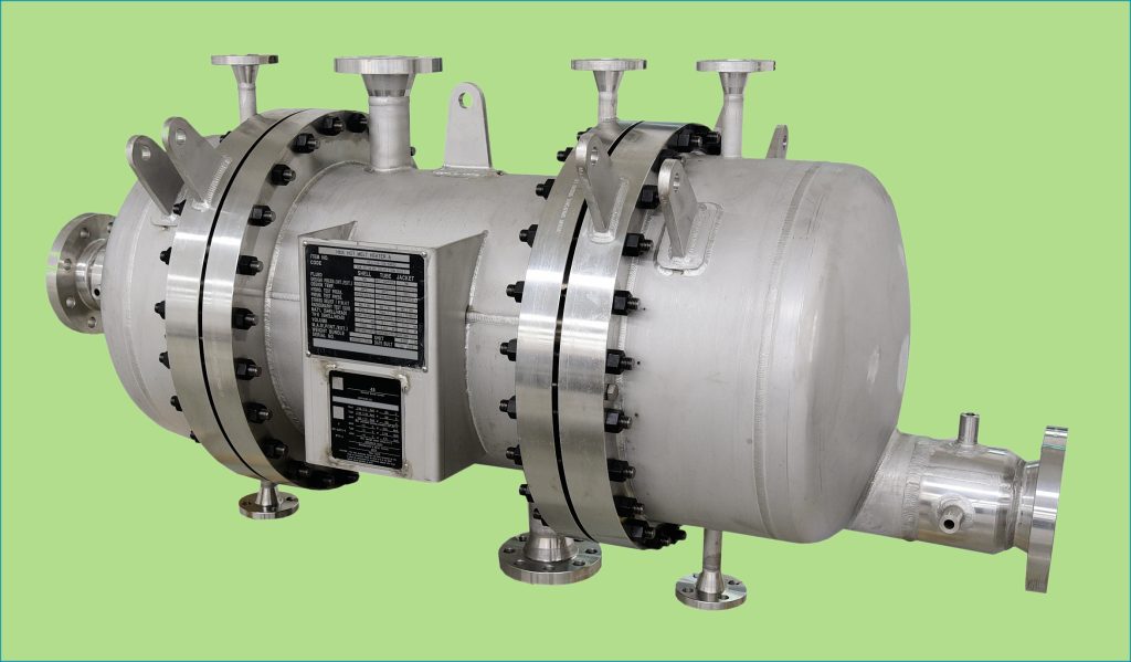 Heat Exchanger with internal static mixer